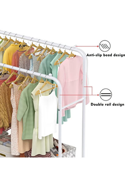 Primo Plus Metal clothes hanger white clothes organizer and holder