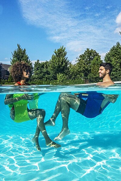 YGTAMBALAJ Fileli Deniz Havuz Sandalyesi Koltuğu Turuncu 1 Adet - 8x168 Cm