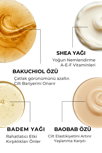 LET'SCRUB Çatlak ve Selülit Onarıcı İkili - Doğal At Kılı Selülit Fırçası ve Bakuchiol Cilt Bakım Yağı