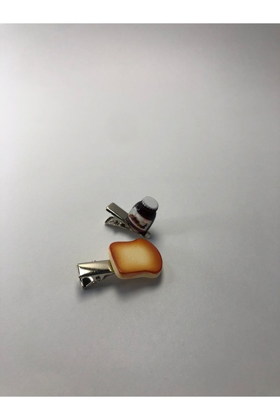 MİNİMERİ JEWELRY MİNİ NUTELLA VE EKMEK TOKA