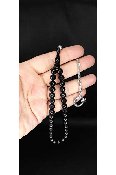 Anemore Collection Tijă de tăiere cu sferă neagră Tasbih - T-376