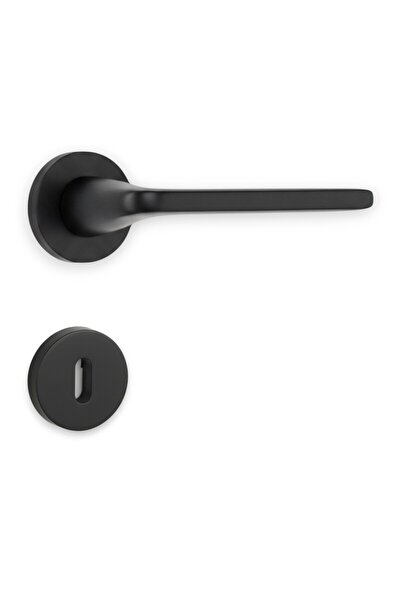 evnepa Kapı Kolu Siyah Oda Rozetli Kapı Kolu Kolları Kulpu Leron Ante