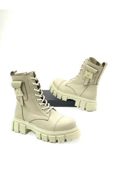 İNNA Tüyat Women's Genuine Leather Boots