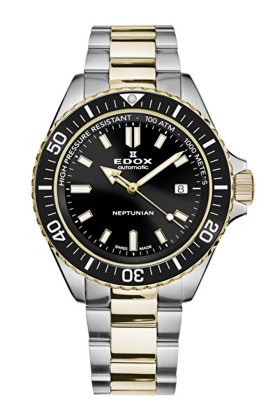 Edox Mens Watch Edox 80120-357JM-NID, Automatic, 44mm, 100ATM