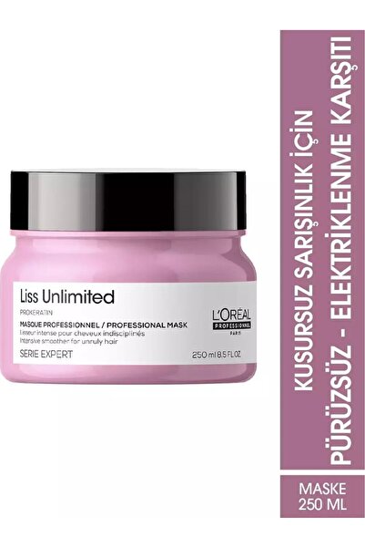 L'oreal Professionnel Expert Liss Unlimited Elektriklenme Karşıtı ve Yumuşakl...
