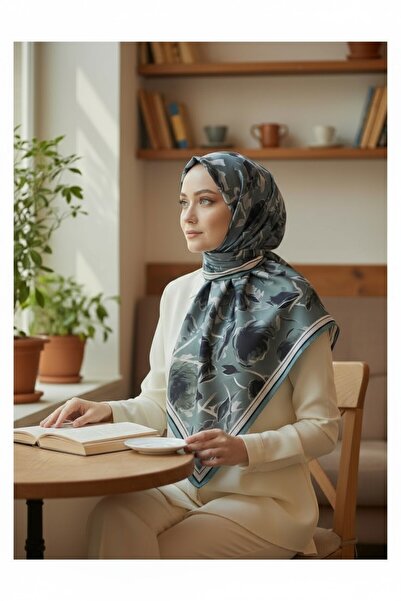 Onur Eșarfă - Eșarfă de top Trending Soft Seasonal Fabric Rose Pattern Magazin de modă Produs de modă