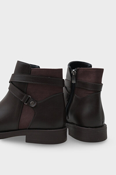 Capone Outfitters Tory Yandan Fermuarlı Kadın Bot
