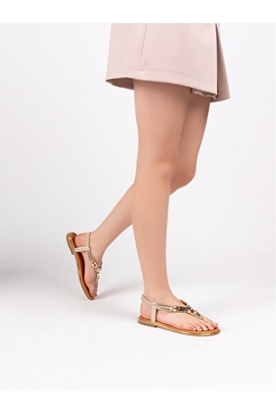İNNA Wodda Inna Women's Genuine Leather Sandals