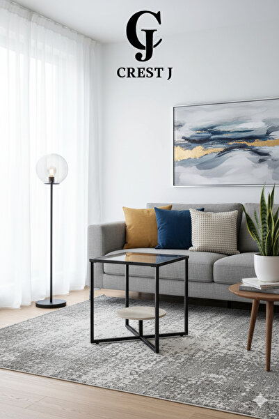 Crestj طاولة مفردة جانبية بتصميم أنيق وجذاب