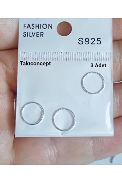 TakıConcept Deliksiz-Delikli Kullanılabilen Burun Kulak Ve Kıkırdak Için Hızm...