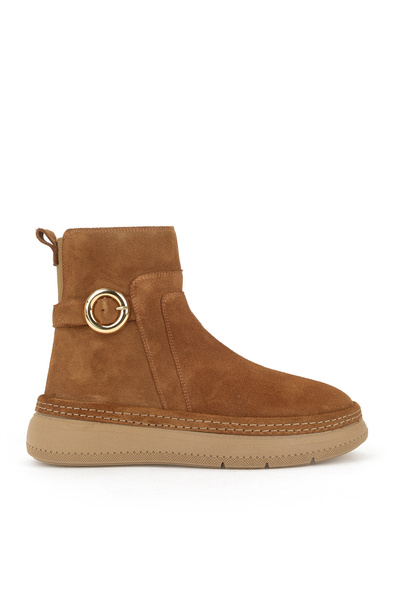 Ziya , Kadın Hakiki Deri Bot 1531050Z26105252K Taba