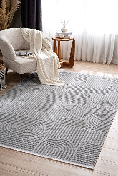 Koza Halı Koza Hayad Monaco Gri Halı  Salon Oturma Odası Yatak Odası Koridor ...