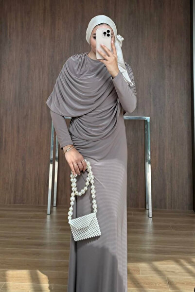 Love Fab Βραδινό φόρεμα με καμπαρντίνα με γιακά ψαριού