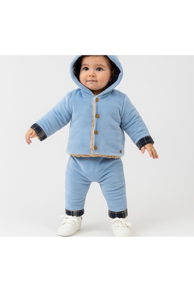 Cassiope babyK Kuzu Astarlı Kadife İkili Takım