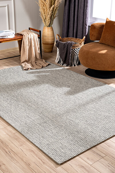 Koza Halı Loft Gri Tozumaz Salon Koridor Balkon Teras Bahçe Oturma Odası Halısı A0806a