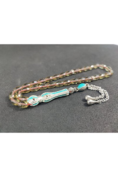 İskeçe Exclusive Telkari Püskül Kombinli Işığa Göre Renk Değiştirebilen Zultanit Taşı Tesbih Sertifikalı 6926