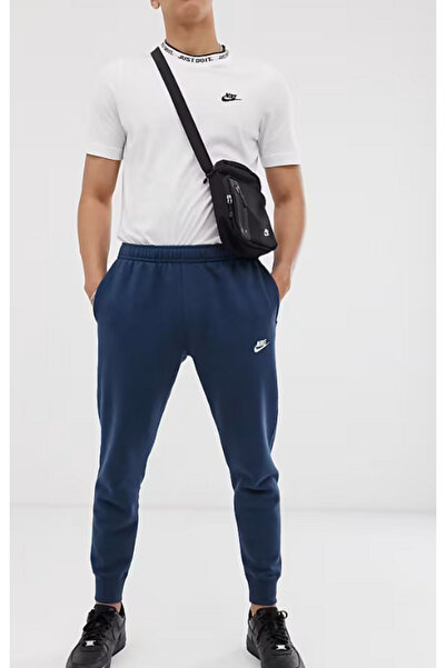 Nike M Nsw Club Jogger Bb Lacivert Erkek Eşofman Alt ( Şardonlu Kalın Kumaş )