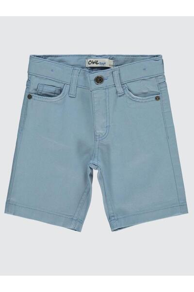 Civil Boys Бродерирани капри панталони с мотив „Платноходка“ за деца на възра...