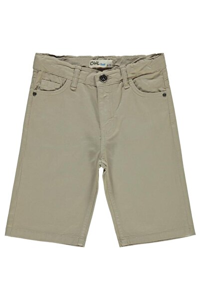 Civil Boys Basic 5 Pocket 6-9 Years Old Capri - Beige 6-7 Years Old