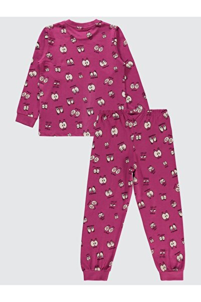 Civil Girls 2-5 Years Old Girl's Pajama Set - Lilac Pusu