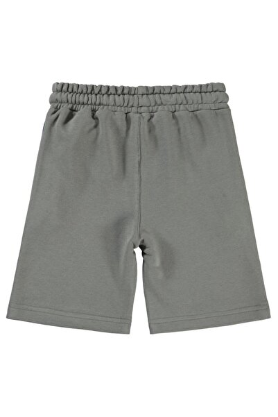 Civil Boys Yazı Printed Piped 6-9 Years Old Capri - Gray 8-9 Years Old