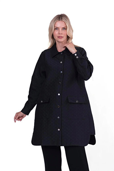 Invee İnvee Quilted Black Jacket 6879
