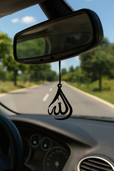 VENON زخرفة معدنية لمرآة الرؤية الخلفية للسيارة بتصميم الله، إكسسوار سيارة مع...