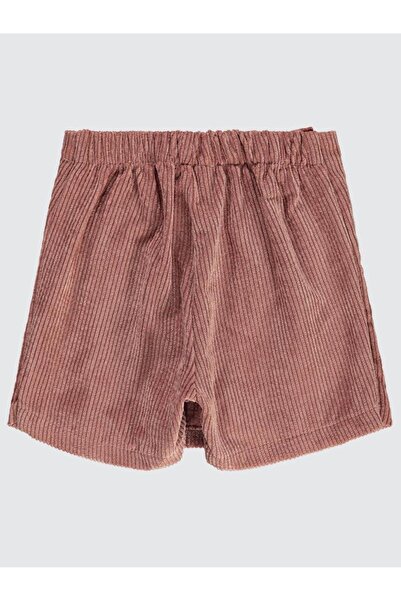 Civil Girls Kadife 6-9 Yaş Şort Etek - Pudra 8-9 Yaş