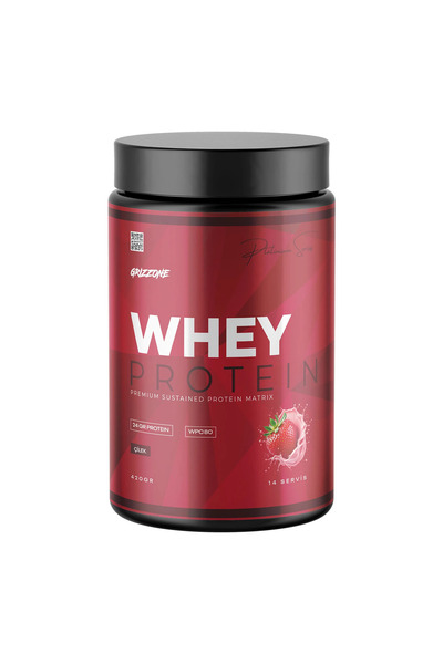 GRIZZONE Whey Proteın Pro 420 Gr ( Çilek )