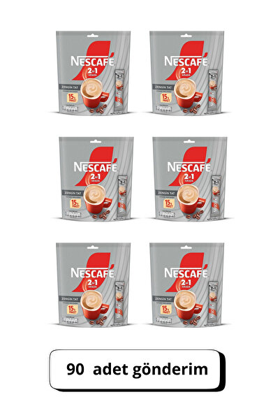 Nescafe 2 Si 1 Arada 20'li Ekonomik Paket (5 PAKET) // Toplam 100 Adet