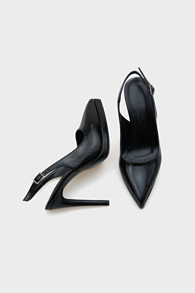 Capone Outfitters Risa Open Back Pointed Toe High Heel Platform Women's Shoes