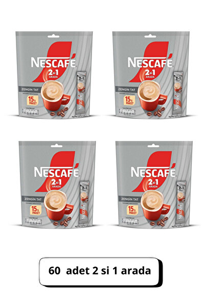 Nescafe 2'si Bir Arada // Toplam 60 Adet