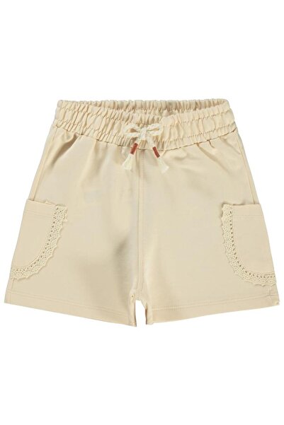 Civil Girls Σορτς με λεπτομέρειες για 2-5 ετών - Μπεζ 4-5 ετών