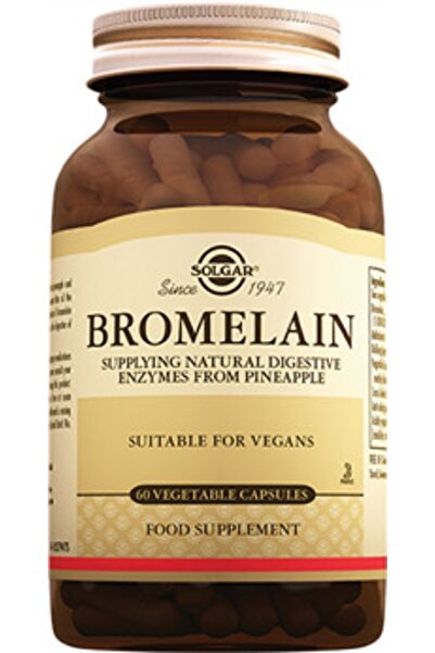 Solgar Bromelain 150 mg 60 Kapsül
