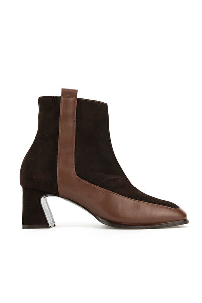 Ziya , Kadın Hakiki Deri Bot 1531030Z2596 Kahve