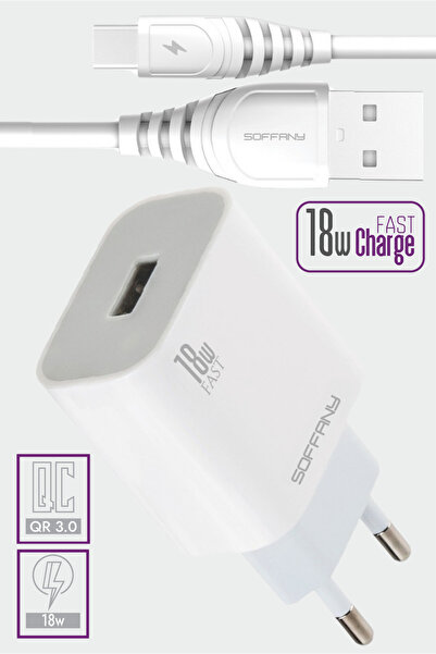 Soffany SY-225 QC Type-C Şarj Seti + Kablo