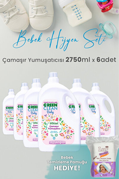Green Clean Baby Bitkisel Çamaşır Deterjanı Lavanta Yağlı 2750 ml x 6 Adet