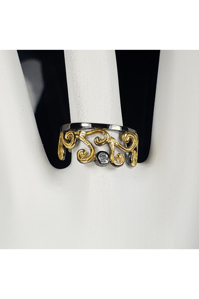 FashionBijoux Inel din argint 925 cu topaz