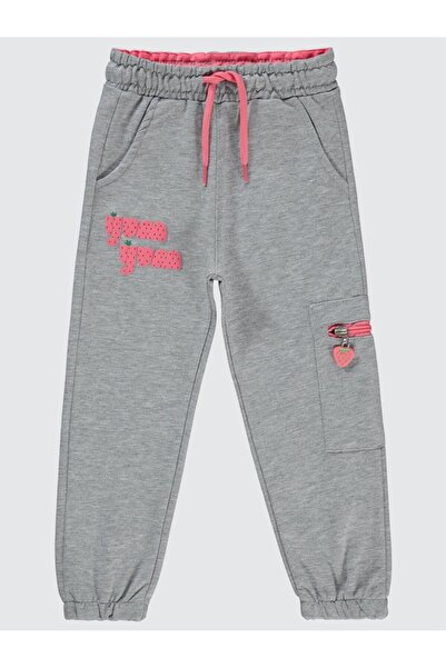 Civil Girls Strawberry Handcuffed 2-5 Years Old Sweatpants - Gray 2-3 Years Old