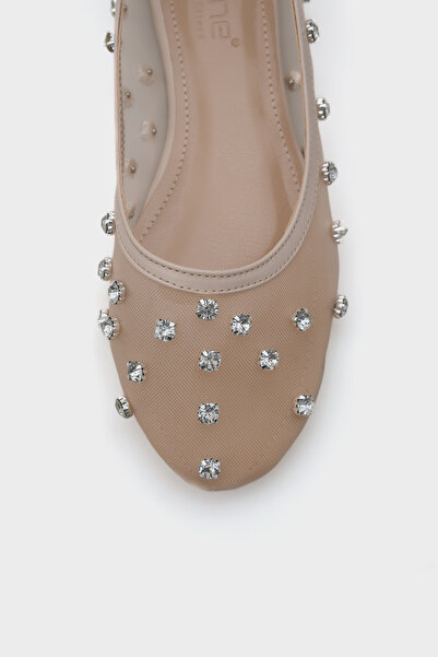 Capone Outfitters Aura Stone Mesh női balerinák