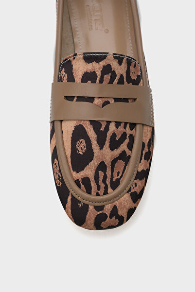 Capone Outfitters Дамски мокасини Caren с леопардово покритие