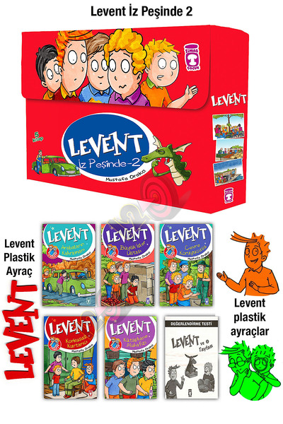 Timaş Çocuk Levent Iz Peşinde Hikaye Seti 2 (5 KİTAP)(9 YAŞ VE ÜZERİ)