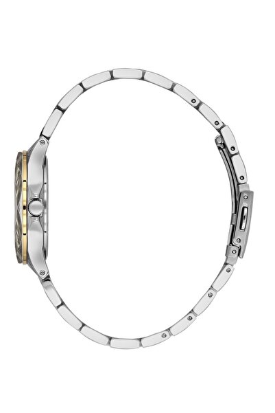 Daniel Klein Dke.1.10894-5 Stone Design Metal Case Metal Band Metallic-Gold Color Women's Wristwatch