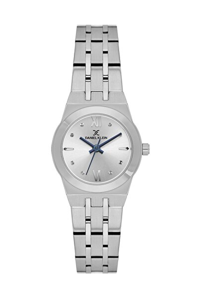 Daniel Klein DK.3.10059-1 Romen Rakamlı Taşlı Tasarım 3 Atm Suya Dayanıklı Metalik Renk Kadın Kol Sa