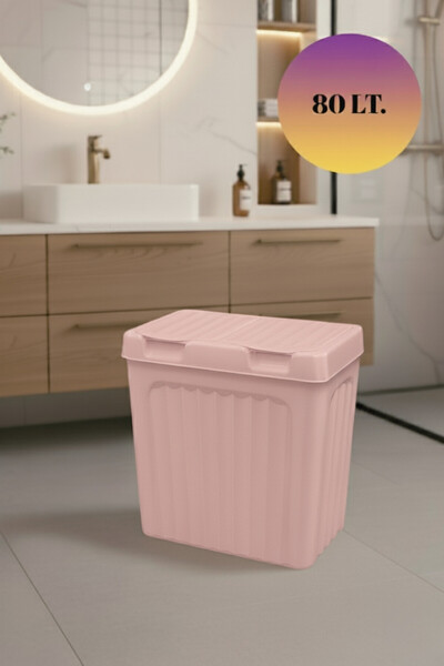 FİORA 80 LT. ÇİFT BÖLMELİ KİRLİ ÇAMAŞIR SEPETİ