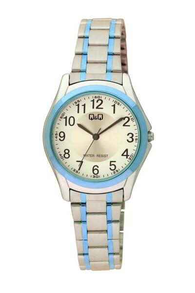 Q&Q QQ C55A-003PY Metal Kordon Metalik-Altın Kadın Kol Saati