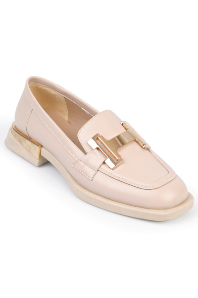 Capone Outfitters Blunt Toe H Buckle Women's Loafer