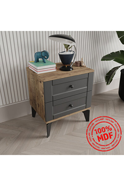 DRNHOME TOPRAK ANTRASİT KOMODİN