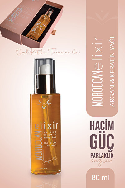 Valente إكسير مغربي 80 مل (أرغان وكيراتين)