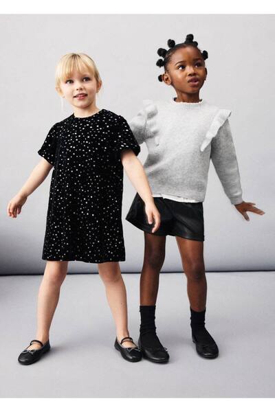 MANGO Baby Suni deri şort